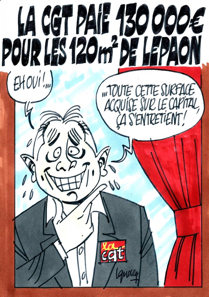 Ignace - L'appartement de Lepaon entretenu par les cégétistes