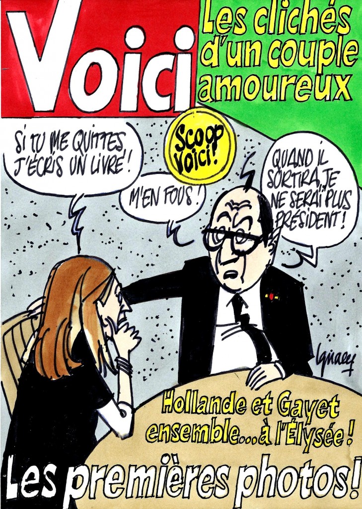 Ignace - Hollande et Gayet dans Voici