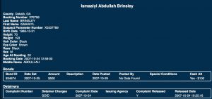 L'identité complète du meurtrier est Ismaaiyl Abdullah Brinsley