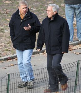 Le prince Andrew et son ami Jeffrey Epstein, millionnaire et délinquant sexuel