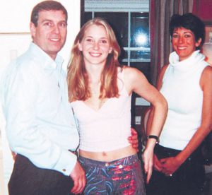 Le prince Andrew, Virginia Roberts et Ghislaine Maxwell