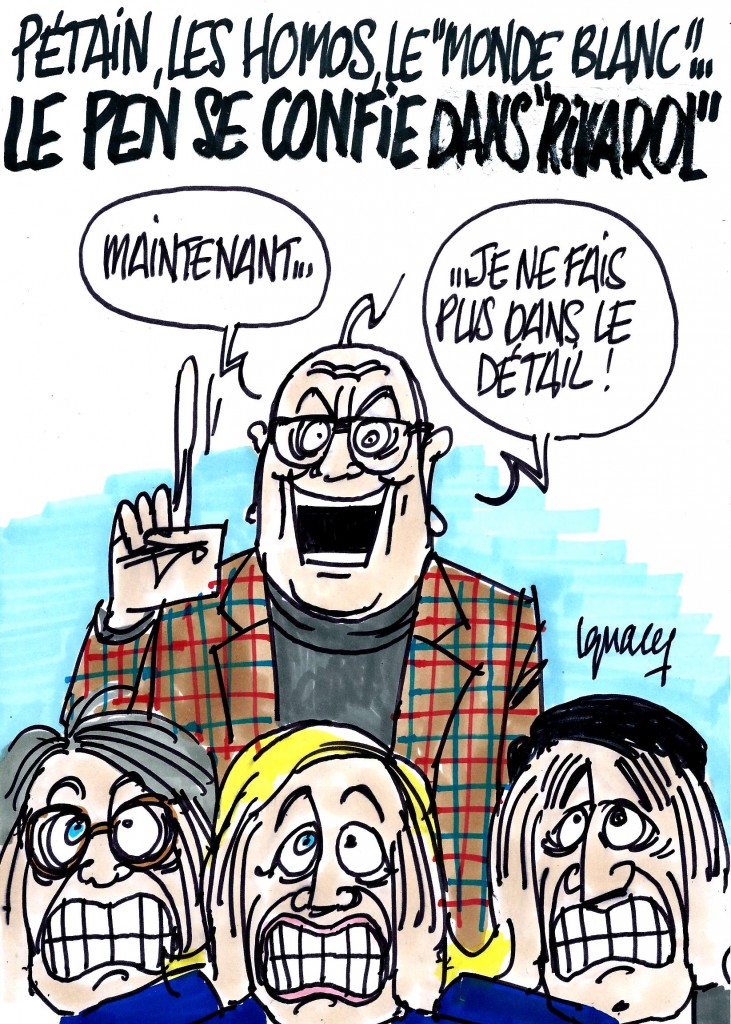 Ignace - Le Pen se confie dans "Rivarol"