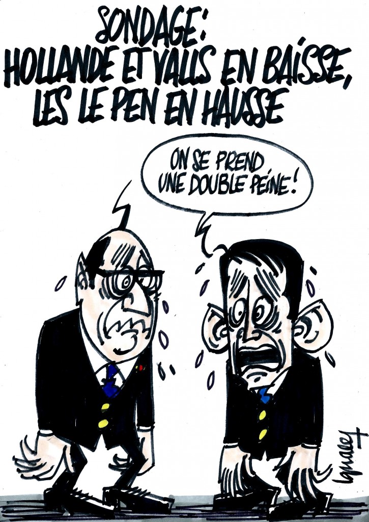Ignace - Hollande et Valls baissent