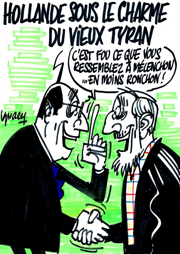 Ignace - Hollande sous le charme de Fidel Castro
