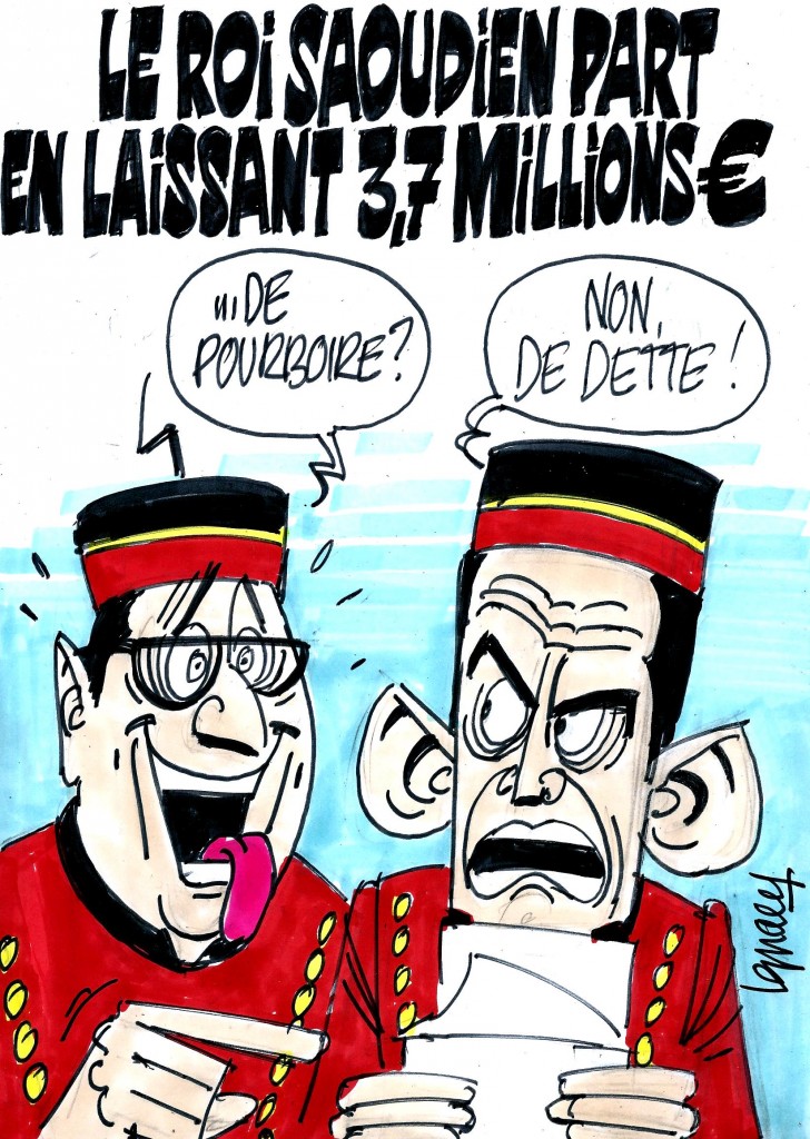 Ignace - Départ du roi saoudien