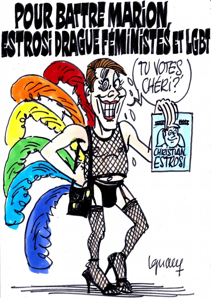 Ignace - Estrosi drague féministes et LGBT