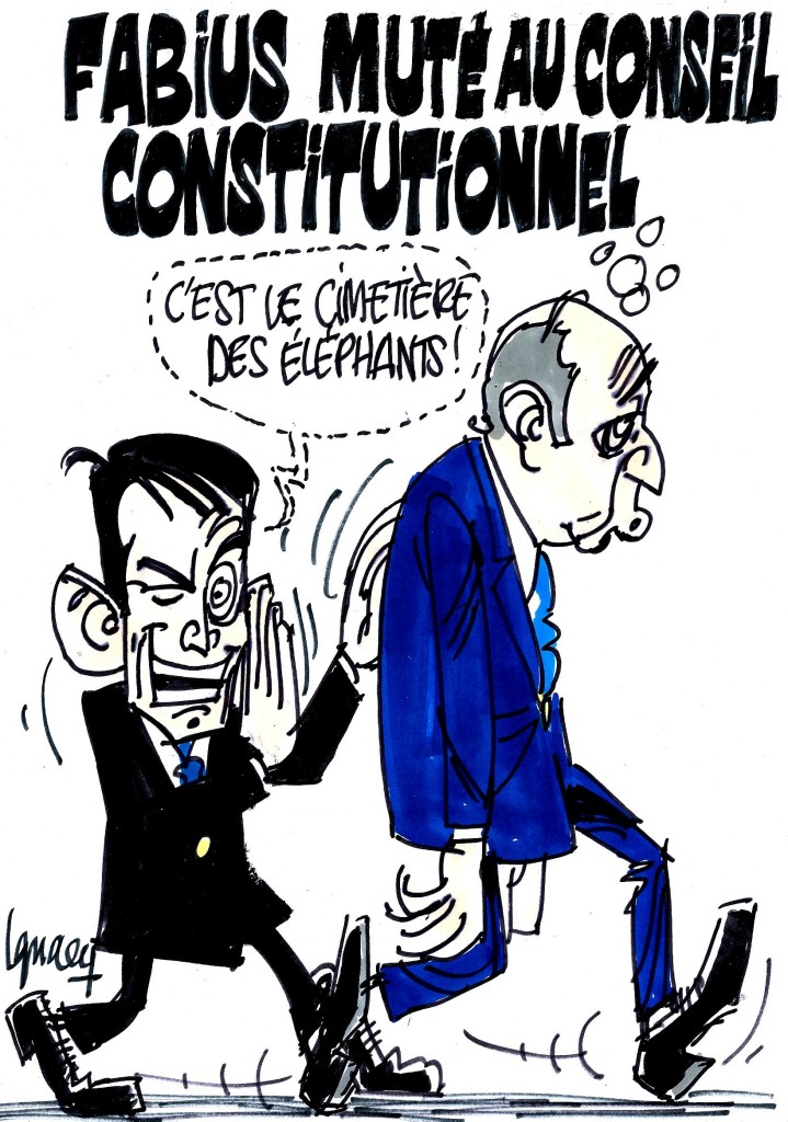 Ignace - Fabius muté au Conseil Constitutionnel