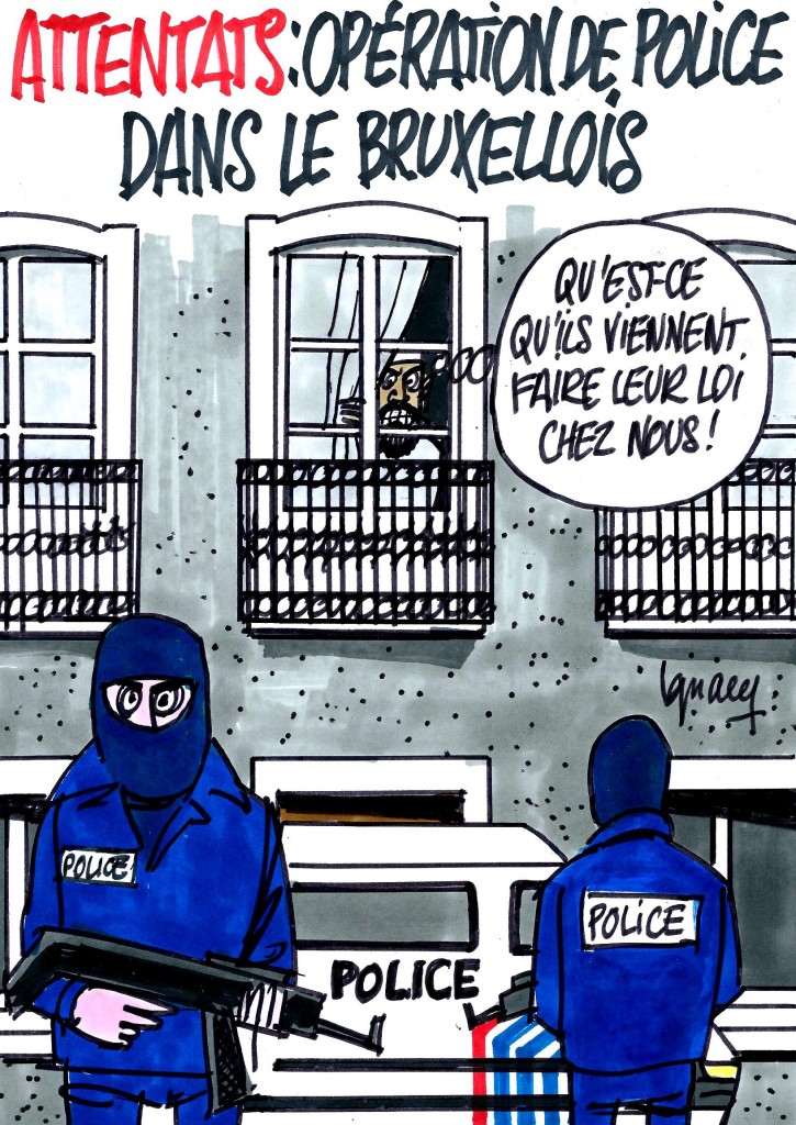 Ignace - Opération policière suite aux attentats