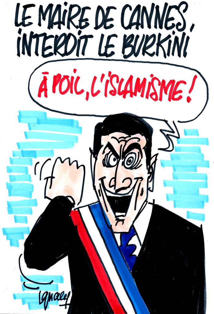 Ignace - Le maire de Cannes interdit le burkini