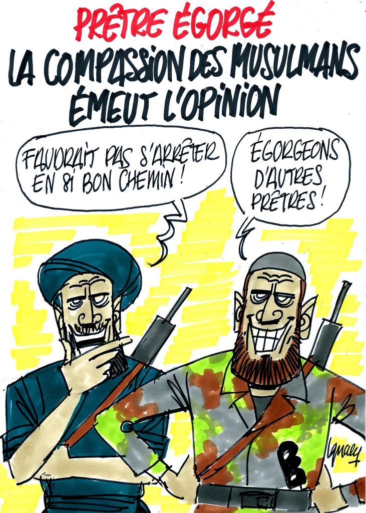 Ignace - Prêtre égorgé : la compassion des musulmans émeut