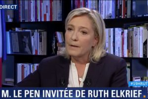 Marine Le Pen s’exprime sur « les racines chrétiennes de la France » et la plupart des autres sujets