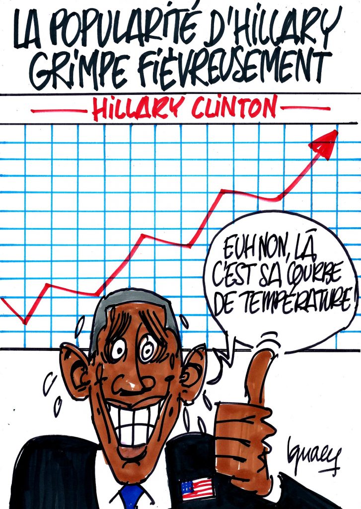 Ignace - Hillary grimpe en popularité