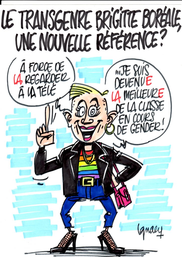 Ignace - Le transgenre Brigitte Boréale fait école