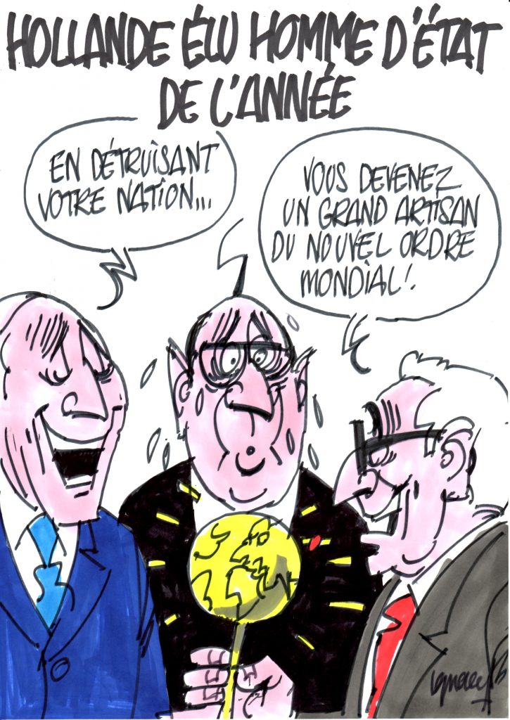 Ignace - Hollande, "Homme d'État de l'année"