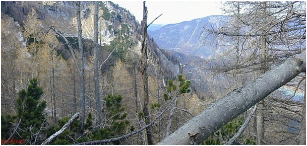 L’une des failles de Kaunertal. Photo Unser Mitteleuropa.