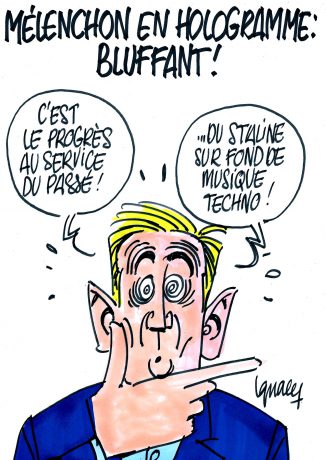 Ignace - Mélenchon en hologramme