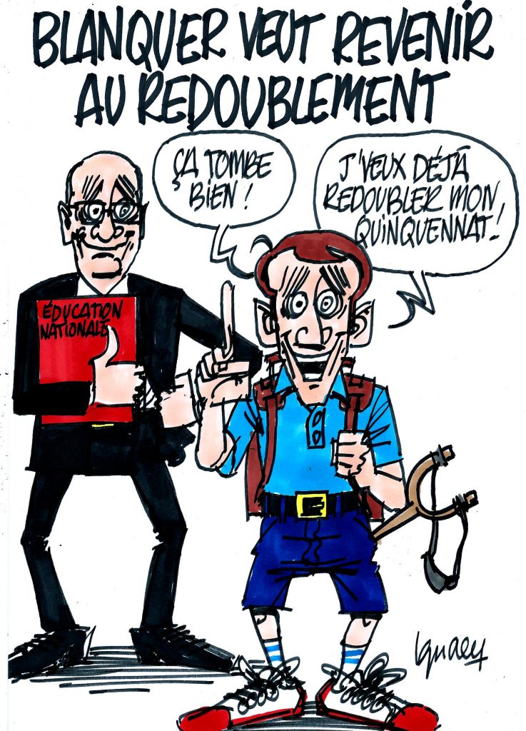Ignace - Blanquer pour le redoublement à l'école