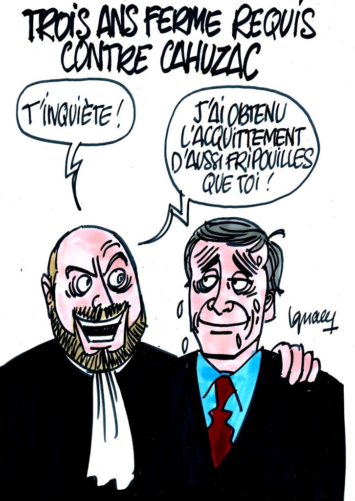 Ignace - Trois ans ferme pour Cahuzac