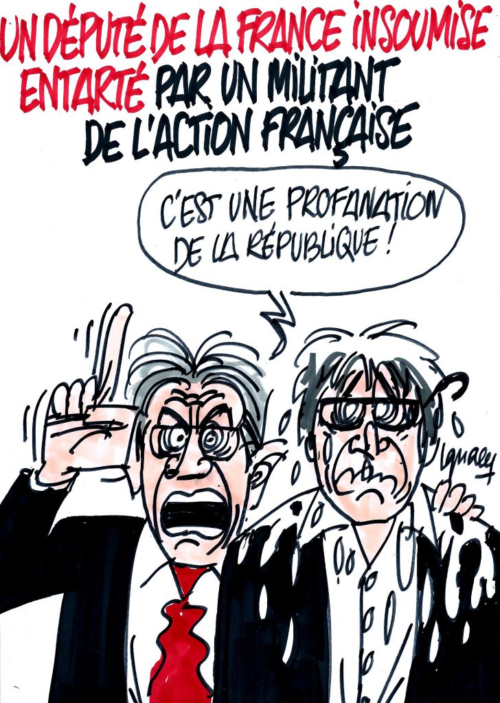 Ignace - Député de la France insoumise entarté