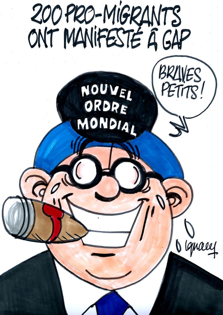 Ignace - Manifestation de pro-migrants à Gap