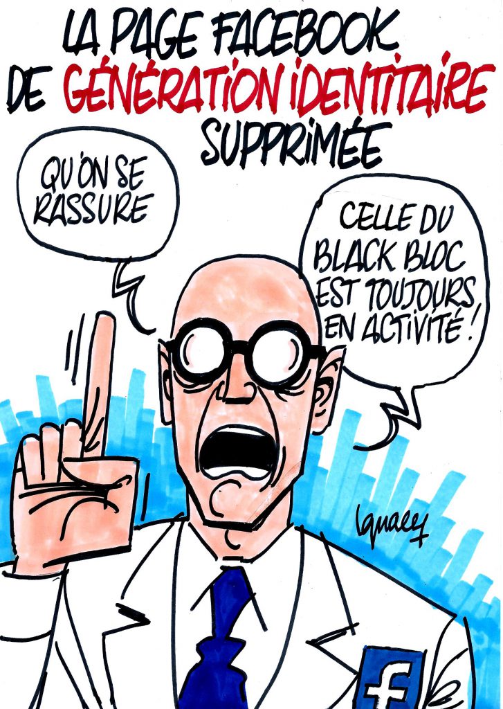 Ignace - Génération identitaire supprimée de Facebook