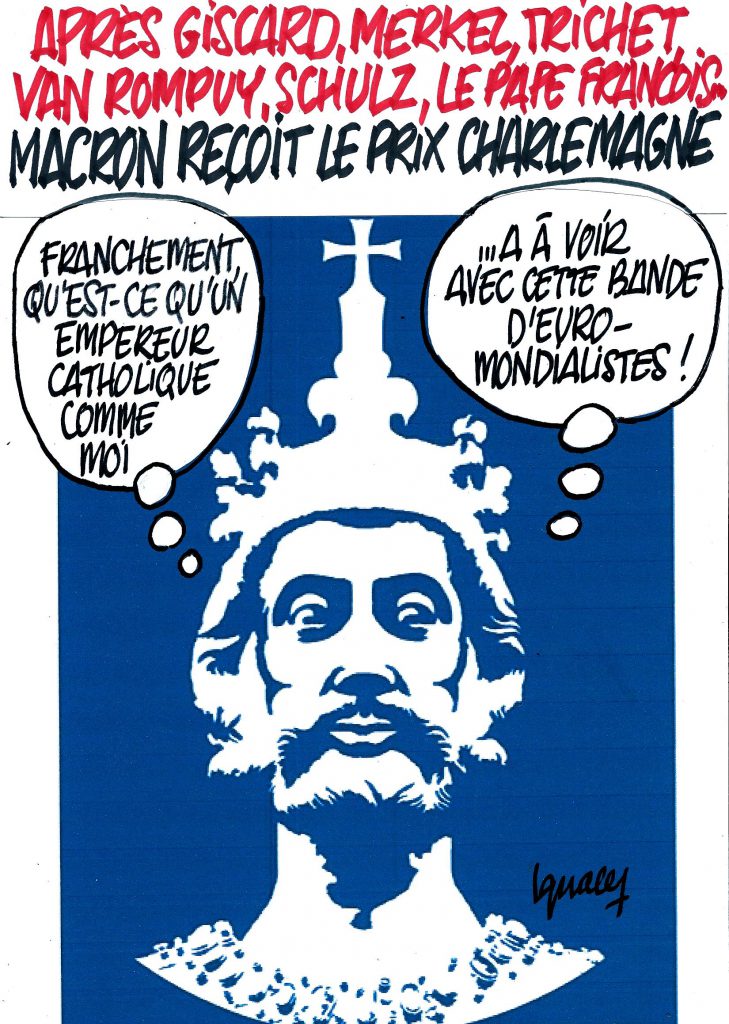 Ignace - Macron reçoit le prix Charlemagne