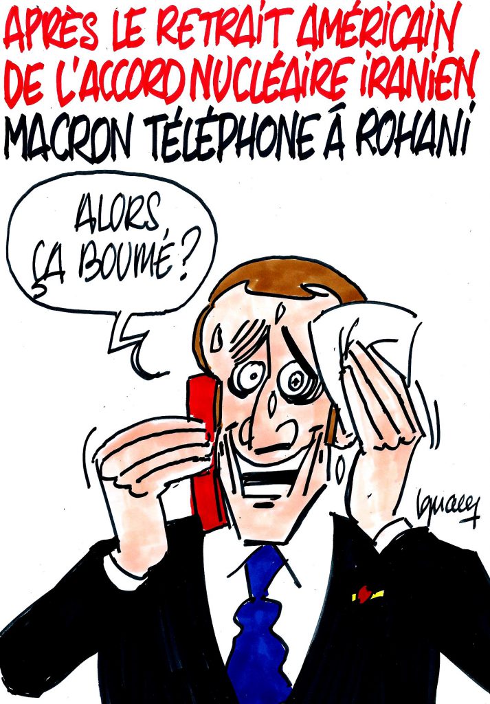 Ignace - Macron téléphone à Rohani