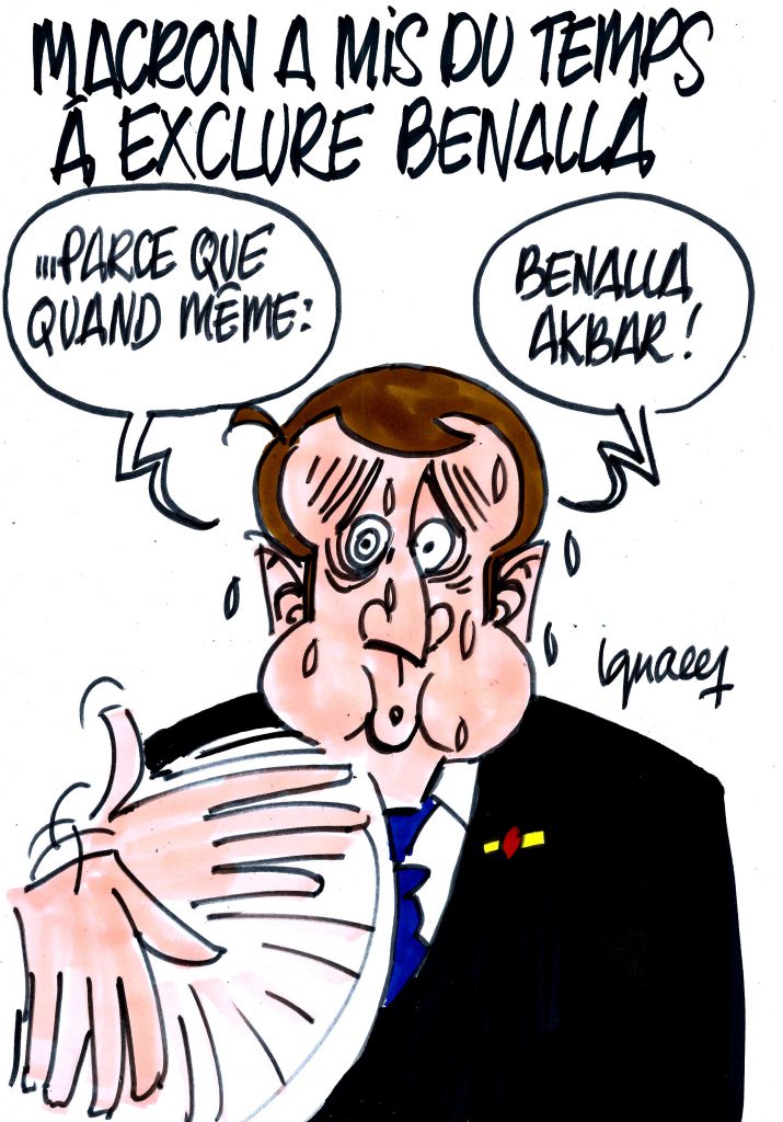 Ignace - Macron a mis du temps à exclure Benalla