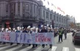 Marche pour la Vie à Bruxelles
