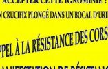 Les Corses manifesteront contre Piss Christ le 6 septembre