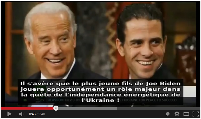 Joe Biden et son fils...