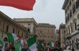 Rome – Les quartiers populaires manifestent contre l’immigration