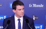 Valls a peur de se fracasser contre le Front national… (Vidéo)
