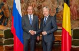 Conférence de presse du ministre russe Sergueï Lavrov et de son homologue belge Didier Reynders