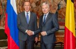 Conférence de presse du ministre russe Sergueï Lavrov et de son homologue belge Didier Reynders