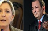 « Le Monde Juif » rapporte à son tour la rencontre entre Marine Le Pen et Ehud Barak en marge du gala du « Time »