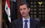 Bachar el-Assad : « Nous sommes sur le chemin de la victoire”