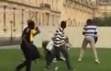 Policiers tabassés par des Africains au Jardin des Tuileries à Paris