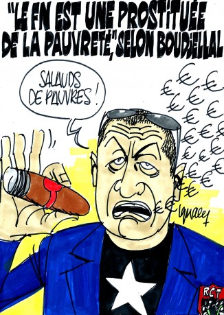 Ignace - "FN, prostituée de la pauvreté" selon Boudjellal