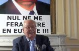 Vidéo de la conférence de presse de Jean-Marie Le Pen – Tour d’horizon de l’actualité