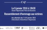 Etrange – Pourquoi le CRIF est-il l’organisateur du rassemblement d’hommage aux victimes des attentats de janvier 2015 ?