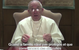 Nouvelle vidéo féministe et maçonnique du pape François
