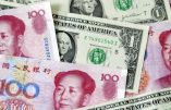 Le yuan/or contre le dollar/papier
