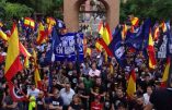 Des milliers de patriotes manifestent à Madrid