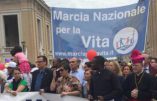 Marche pour la vie à Rome le 8 mai