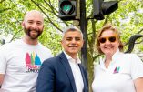 Sadiq Khan, le maire musulman de Londres, met les feux de signalisation au couleurs de la gay pride