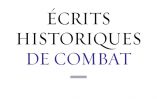 Ecrits historiques de combat (Jean Sévillia)