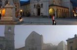 La basilique de Saint Benoît de Nursie, symbole de la chrétienté, s’écoule