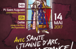 Le dimanche 14 mai, venez nombreux rendre hommage à sainte Jeanne d’Arc, celle qui sauva notre patrie
