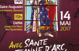 Le dimanche 14 mai, venez nombreux rendre hommage à sainte Jeanne d’Arc, celle qui sauva notre patrie